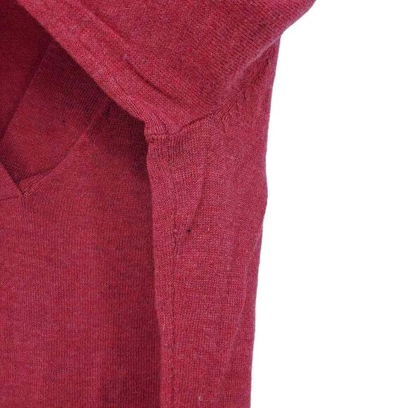 Coldwater Creek Pullover V-neckline Wool Blend Mauve Long Sleeve Sweater Size S - Picture 7 of 9